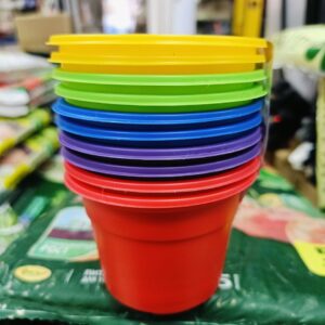 Горшки для рассады разноцветные